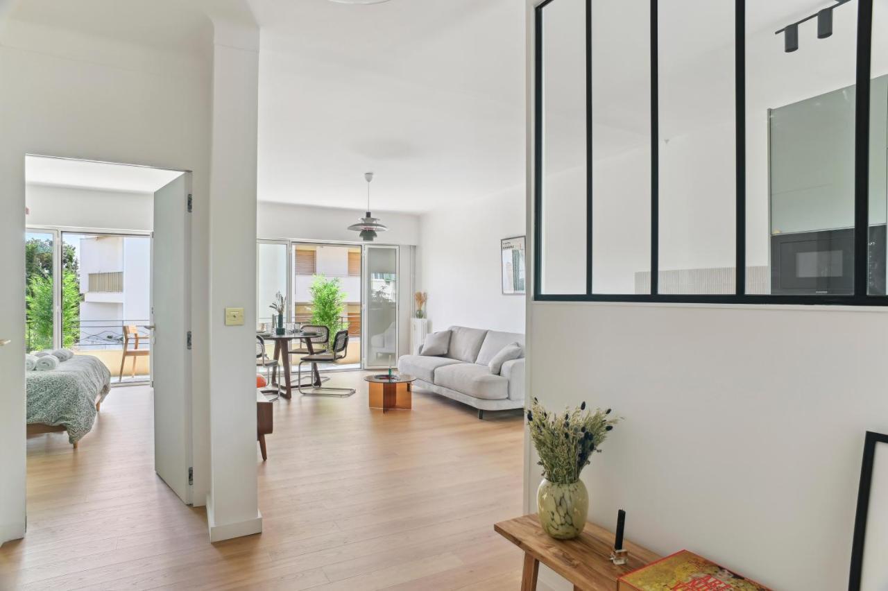Designer Flat, Luxurious, Close From Palais, Terrasse, Private Garage, Air Conditoning Cannes Dış mekan fotoğraf